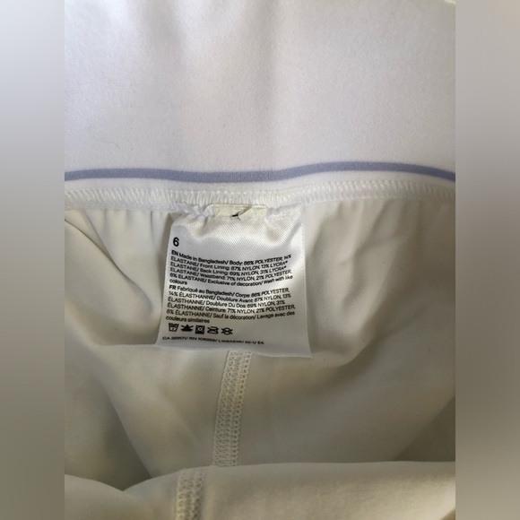 Lululemon Court Revival Skirt With Extended Liner in White - Picture 6 of 13
